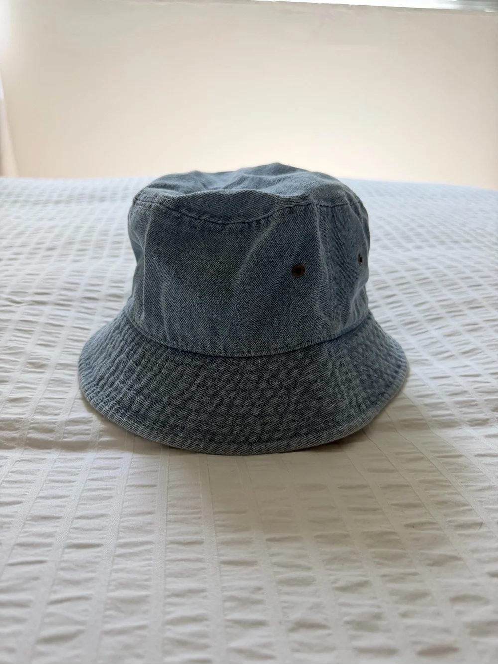 Newhattan Light Blue Denim Bucket Hat